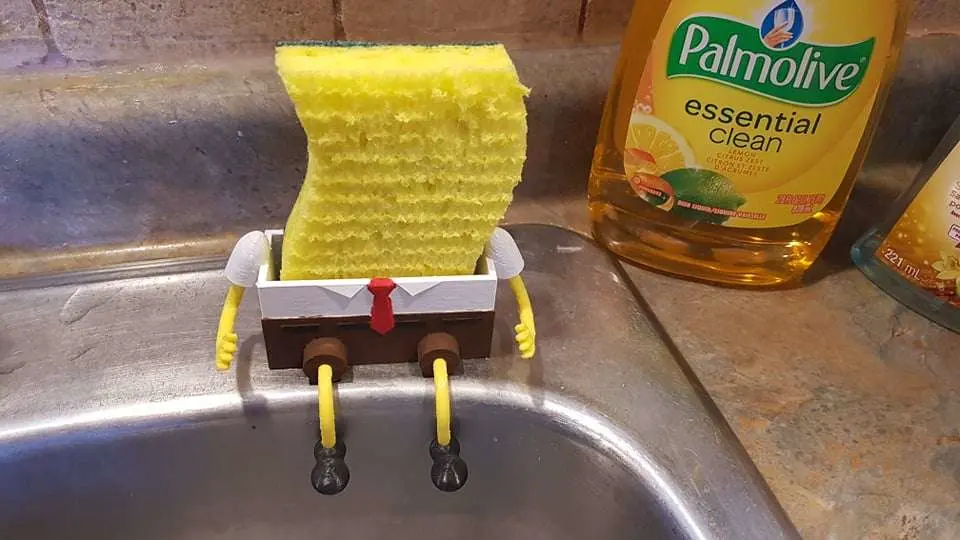 Bronvoorbeeld van het 3D-model SpongeBob sponge holder door user2785250078