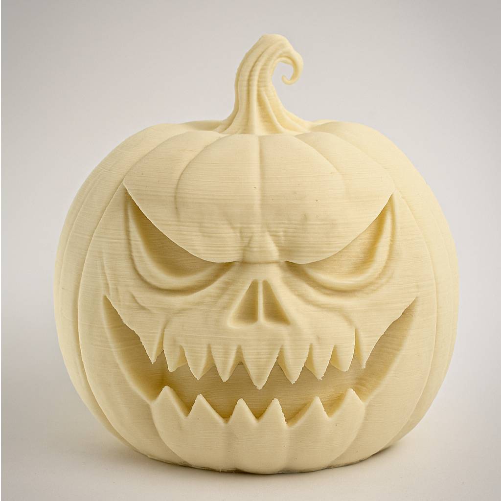 Bronvoorbeeld van het 3D-model Spooky Decorative Pumpkin Halloween door 3D_Printers