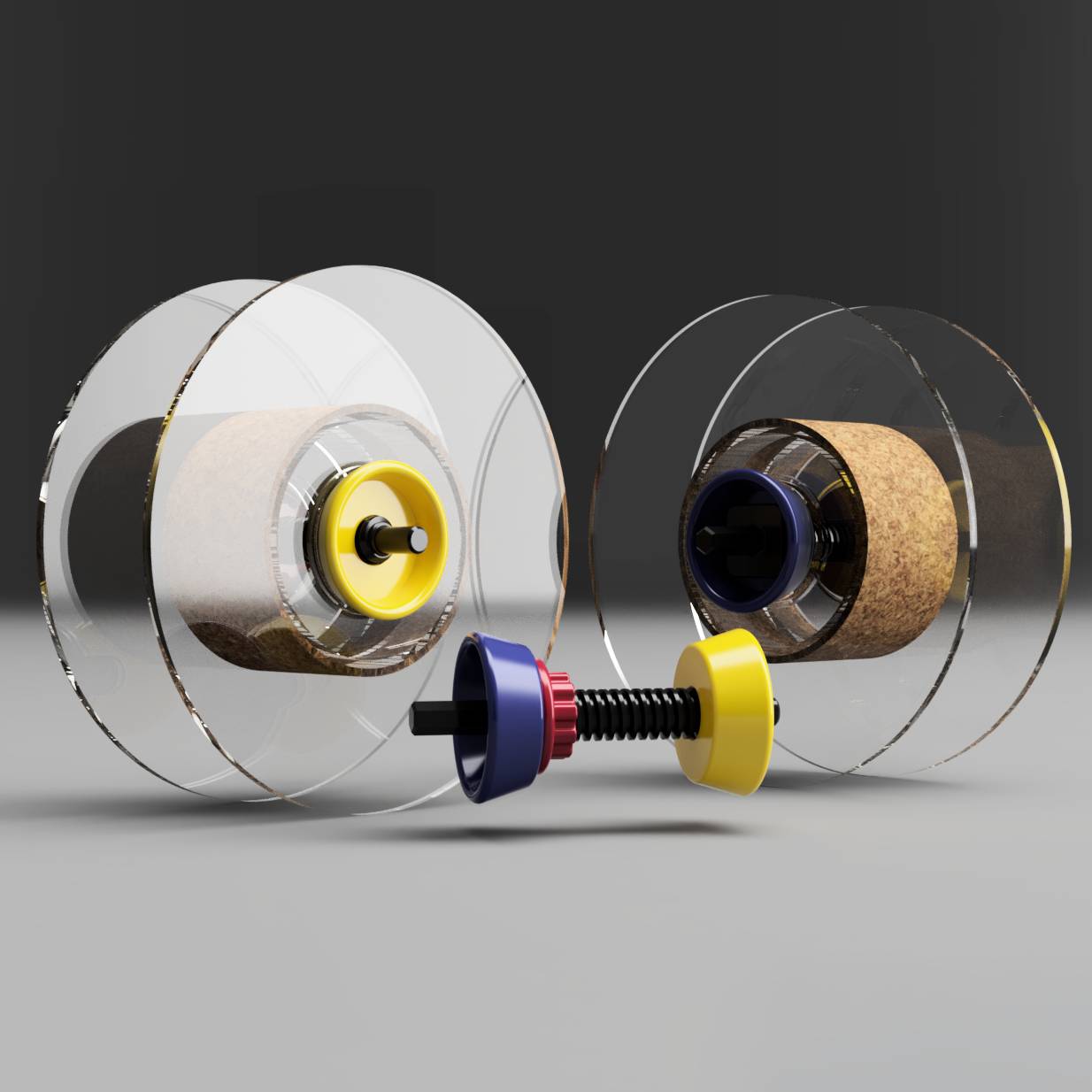 Source preview of the Spool winder for cordless screwdriver (Spool rewinder) 3D model by Jakub Lattenberg