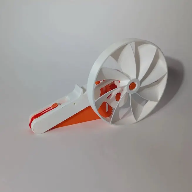 Source preview of the Squeeze fan 3D model by chris_prints_3d
