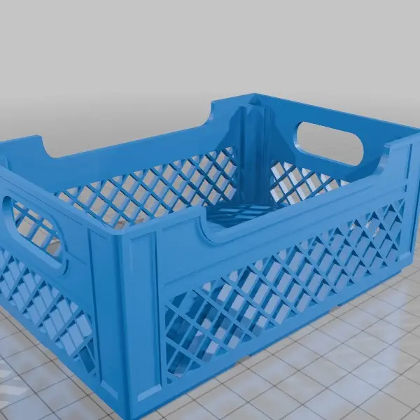 Source preview of the Stackable Crate 3D model by user8232836044