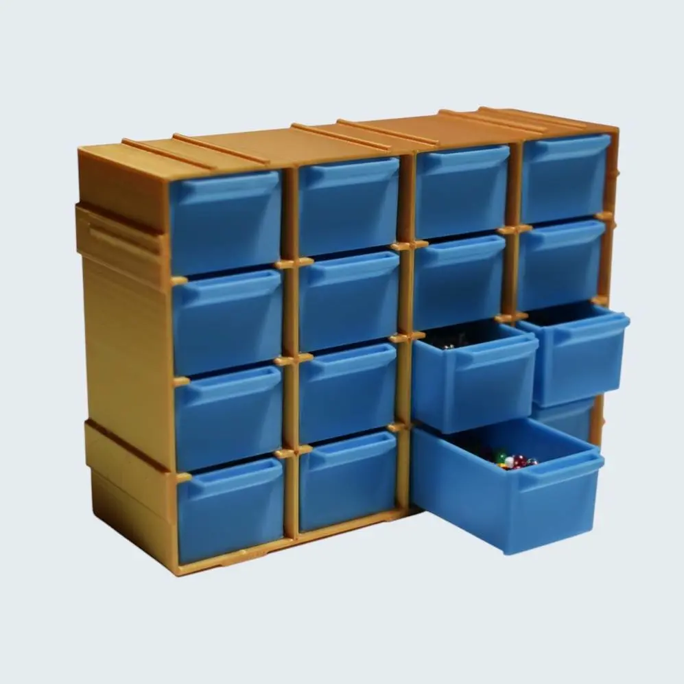 Bronvoorbeeld van het 3D-model Stackable storage box door Cahdesigner