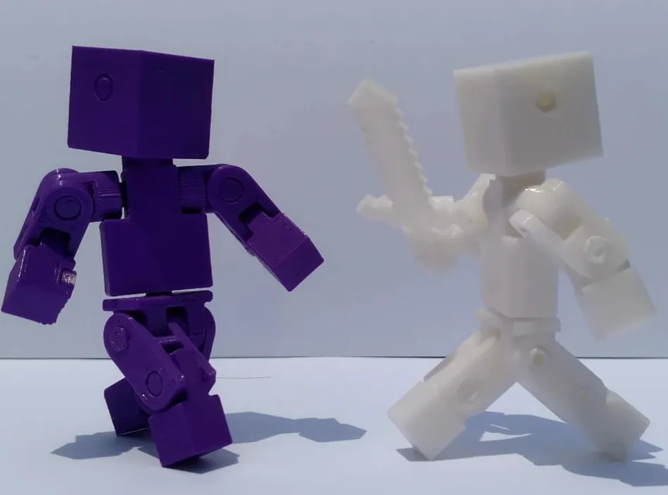 Source preview of the stikman minecraft 3D model by user9334291895