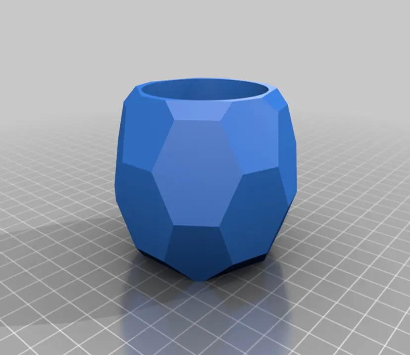 Bronvoorbeeld van het 3D-model Succulent Pot door TheOnlyEnder