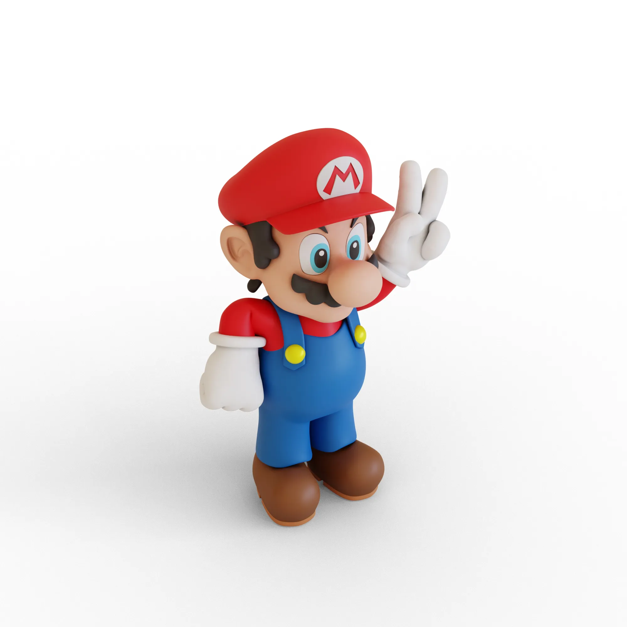 Bronvoorbeeld van het 3D-model super mario door Mart 3D world