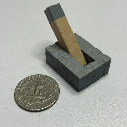 Bronvoorbeeld van het 3D-model Super Mini Minecraft Lever door Ryan Kramer