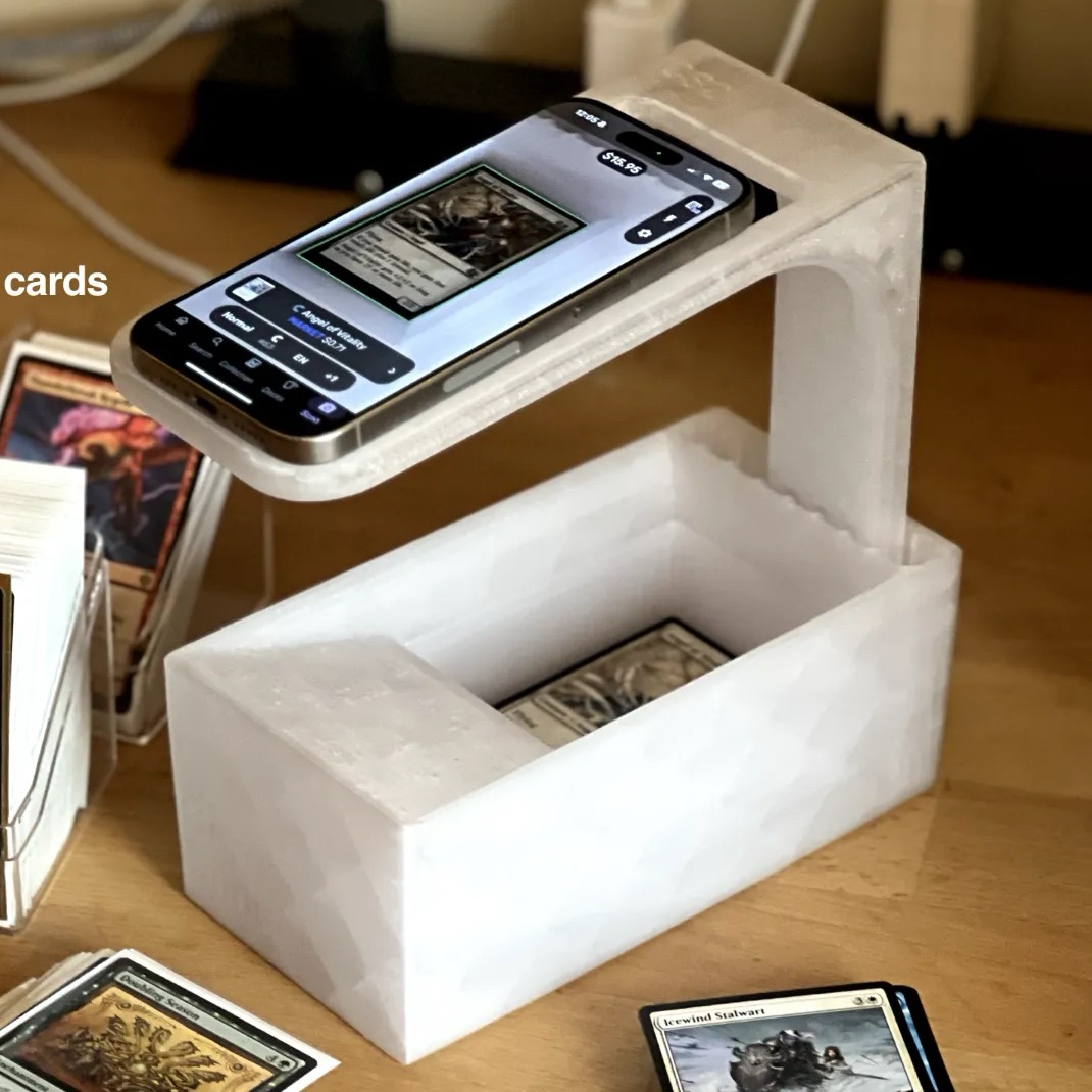 Source preview of the TCG card scanner 3D model by Nightshade05
