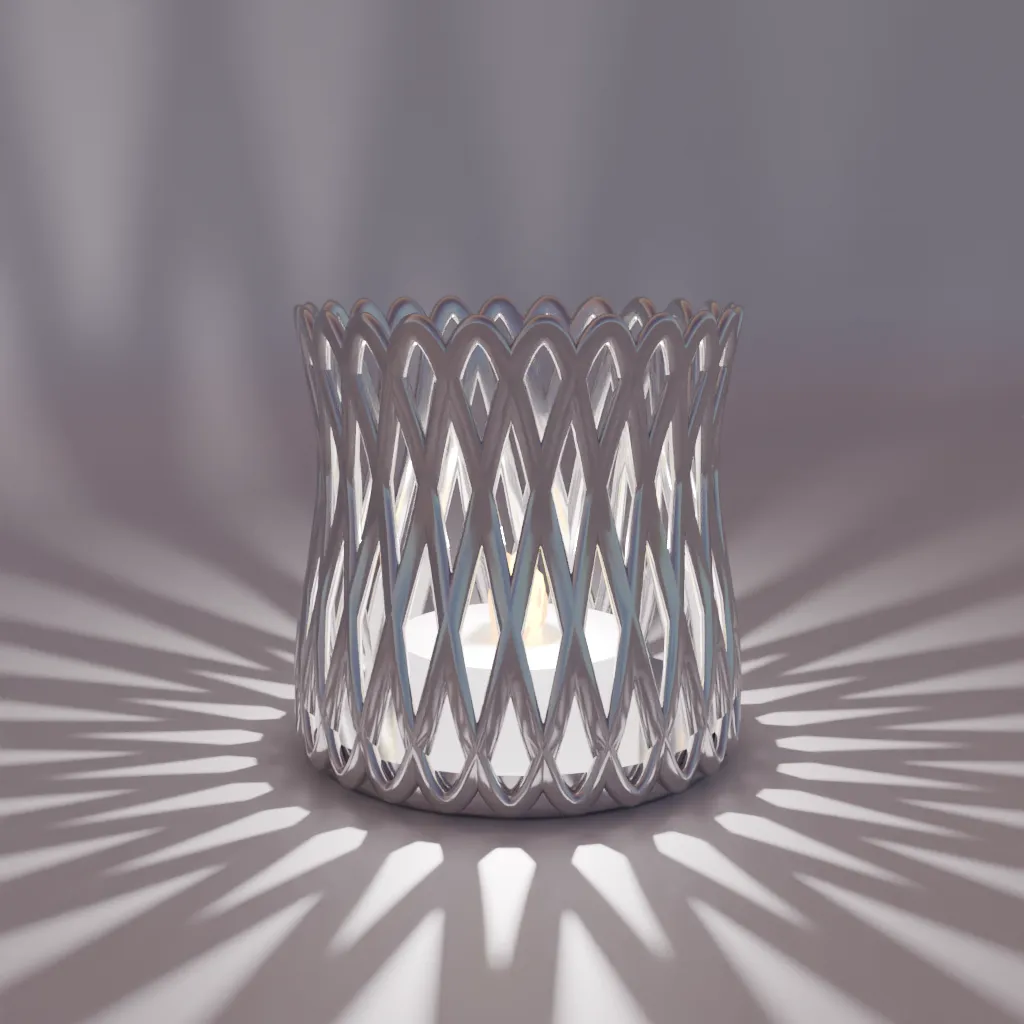 Bronvoorbeeld van het 3D-model tea light holder door Nera-Whimwhams