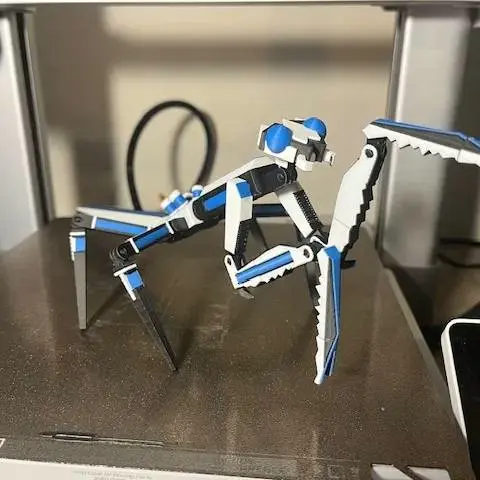 Source preview of the test mantis 3D model by GE