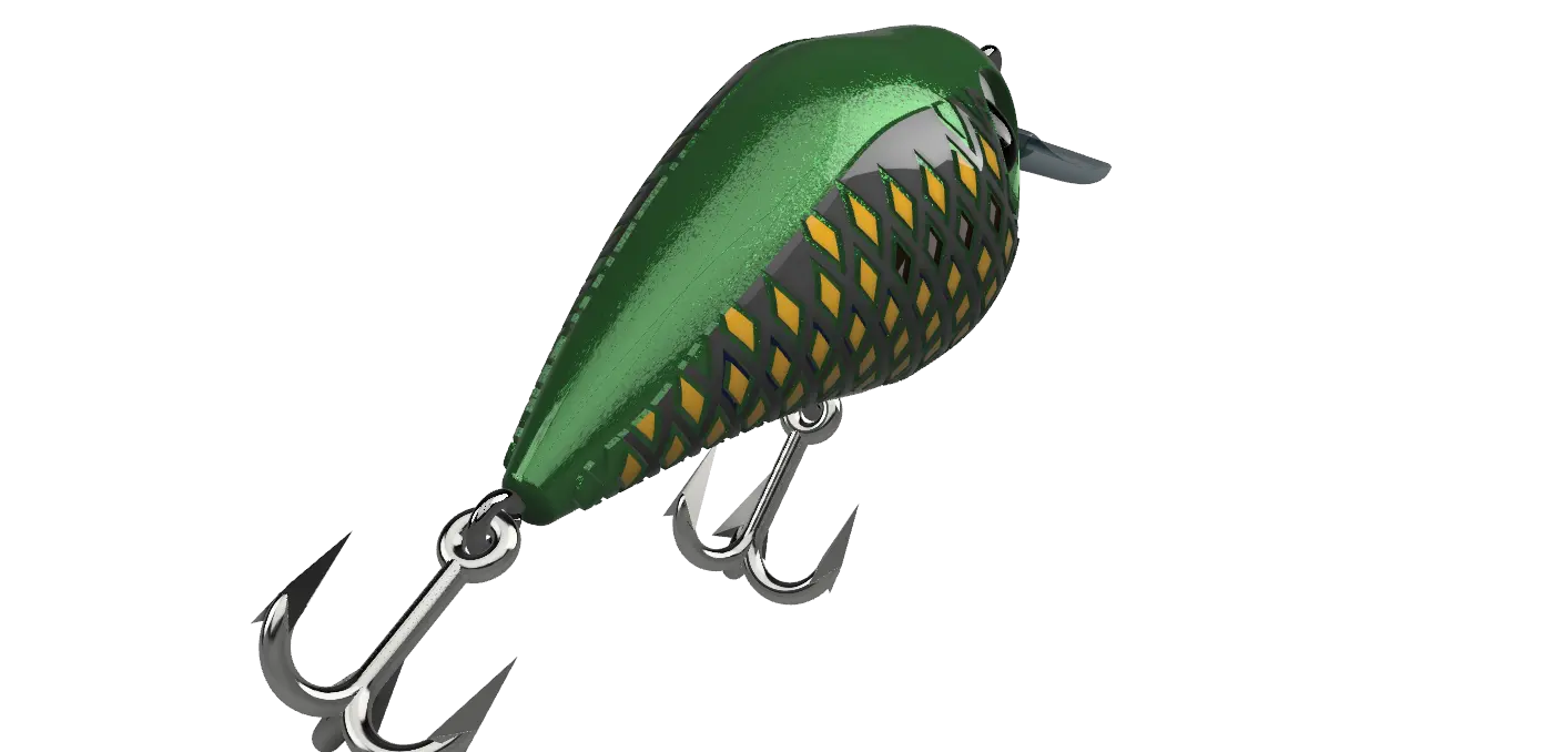 Bronvoorbeeld van het 3D-model The Fat Boy Fishing Lure door GBuzz