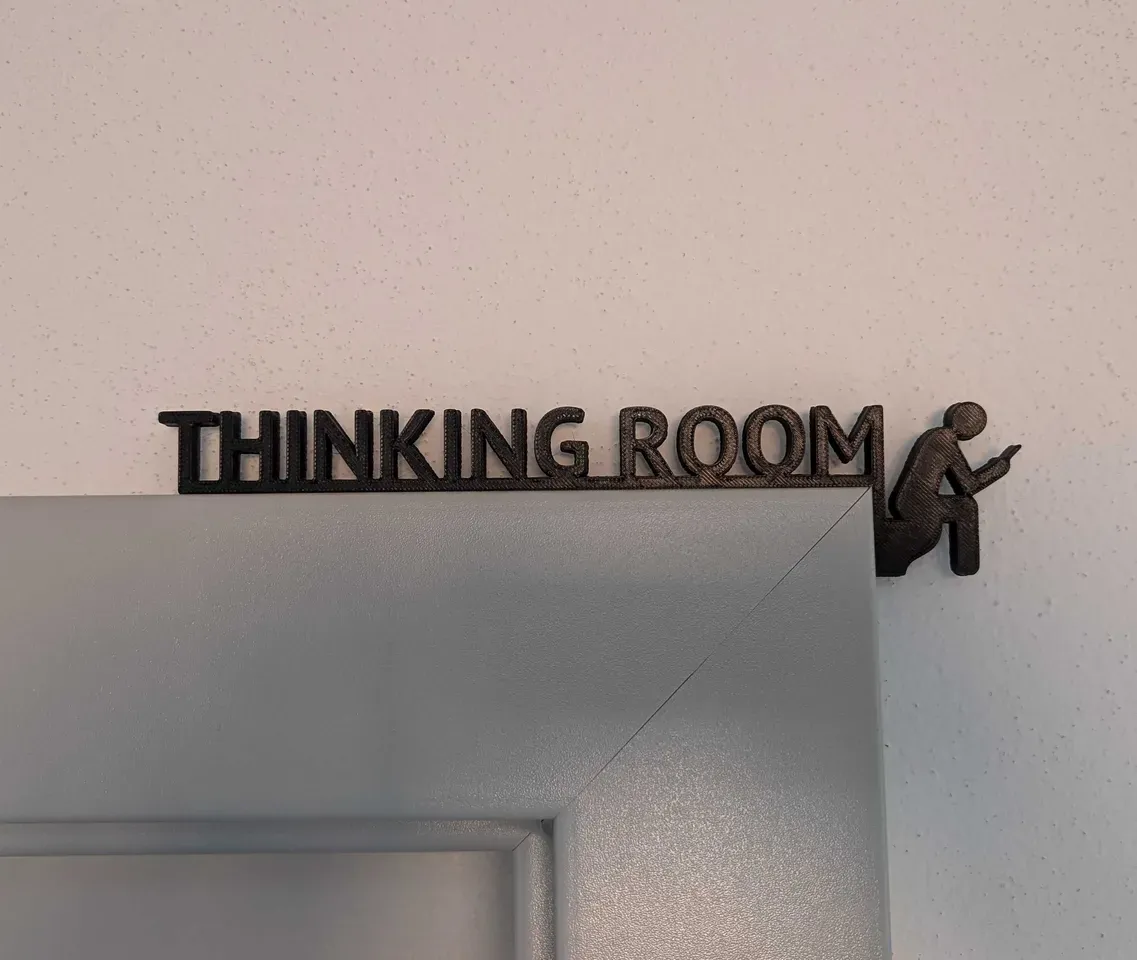 Bronvoorbeeld van het 3D-model Thinking room door sign door BlueNinja7073