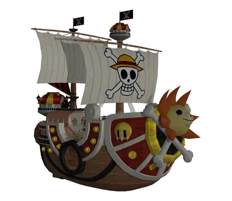 Bronvoorbeeld van het 3D-model Thousand Sunny door Tiger1ar