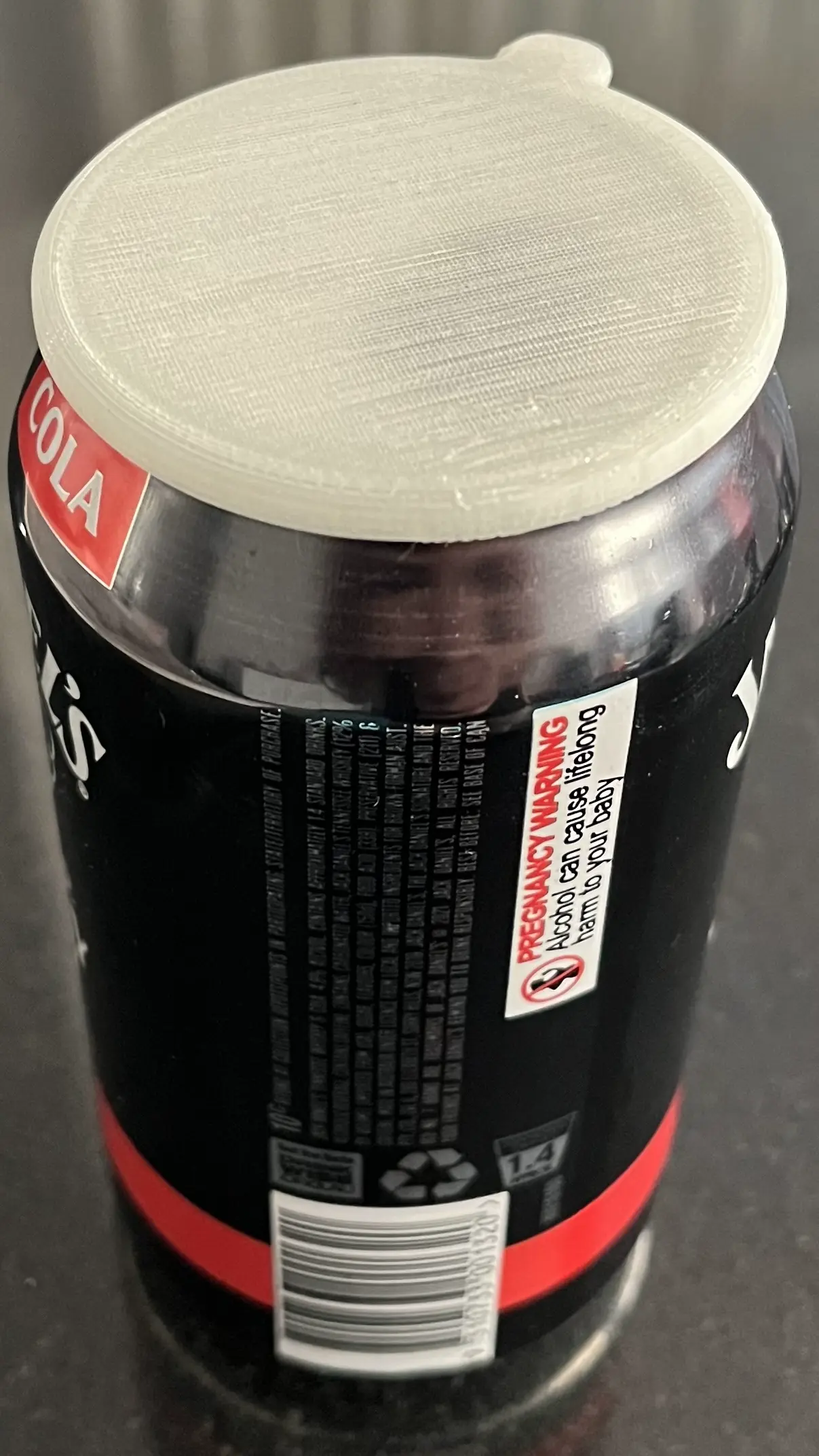 Source preview of the Tin can lid cap 3D model by Slow3D
