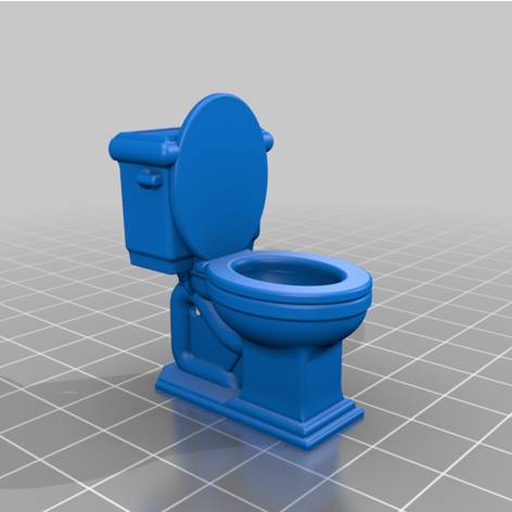 Bronvoorbeeld van het 3D-model Toilet door damonkeyking808
