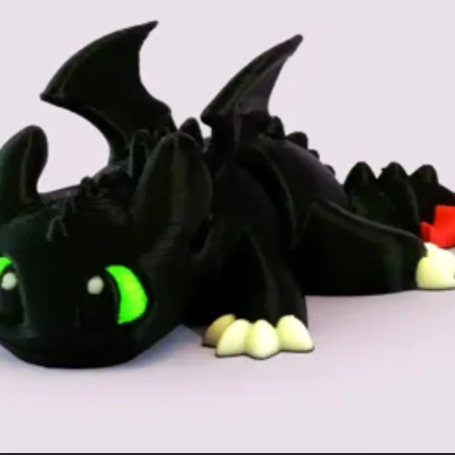 Source preview of the toothless 3D model by LfredL16