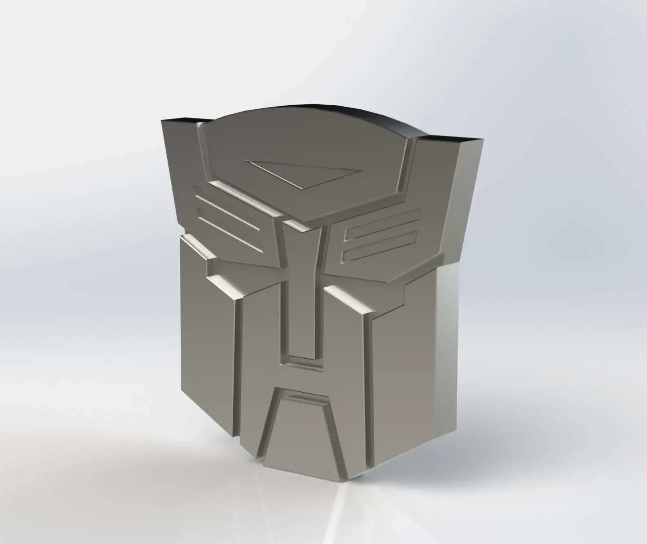 Bronvoorbeeld van het 3D-model Transformers Logo Autobot and Decepticon door Toti Skywalker