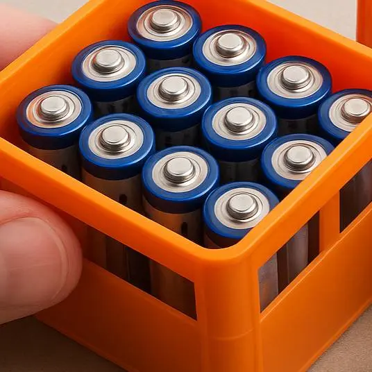 Bronvoorbeeld van het 3D-model Tripple a/ aaa battery holder door Nevo