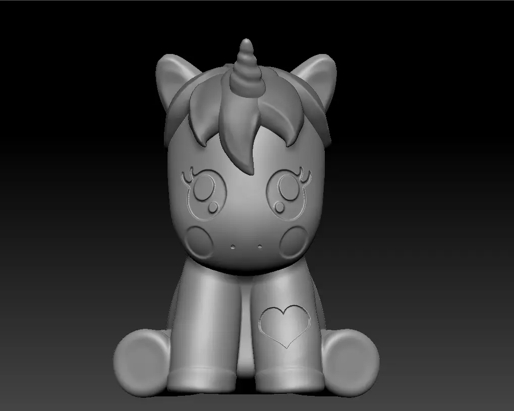 Bronvoorbeeld van het 3D-model Unicorn_Cute door user5733057775