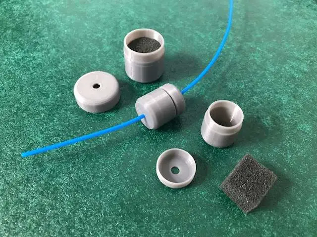 Source preview of the Universal Filament filter or dust filter (for 1.75mm) 3D model by Mohd Zainol B Buyong