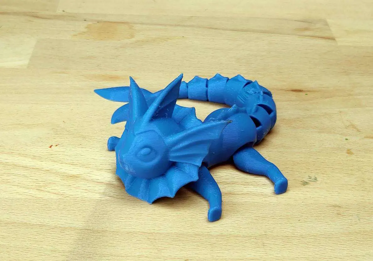 Bronvoorbeeld van het 3D-model vaporeo pokémon articulado door Edlu3D