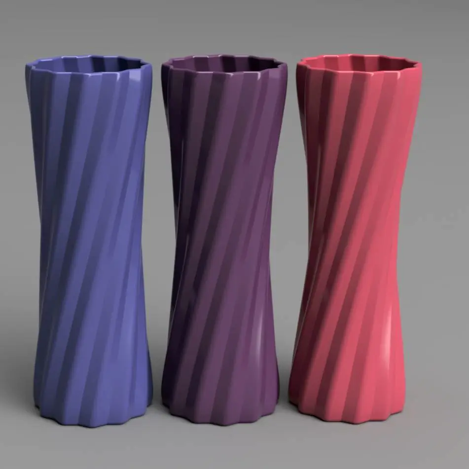 Source preview of the Vase for flowers 3D model by Jakub Lattenberg