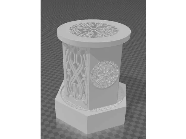Bronvoorbeeld van het 3D-model Viking lamp  door Vincuk Konan