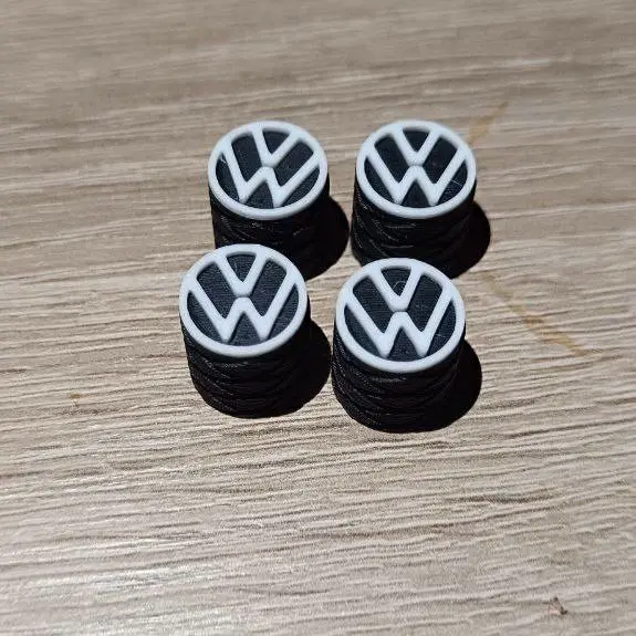 Source preview of the Volkswagen Valve Cap 3D model by Rodi print