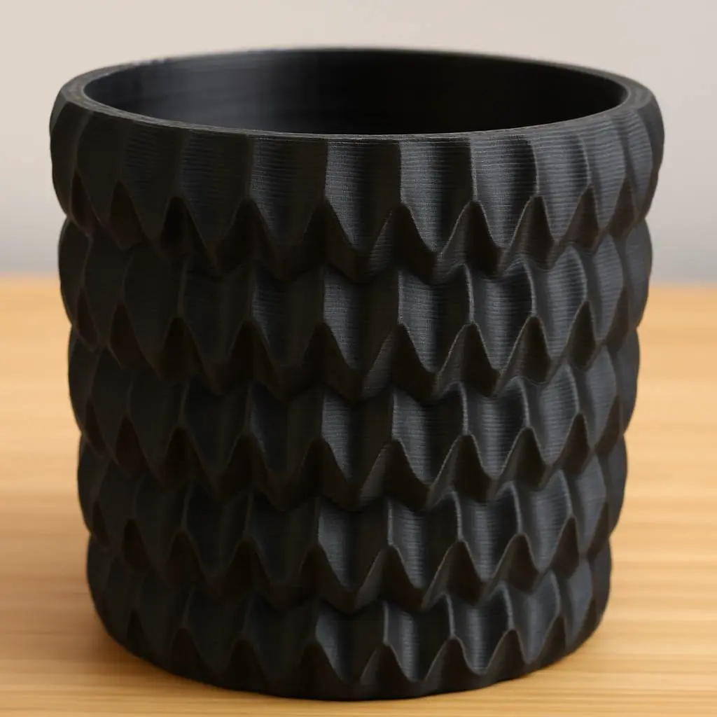 Source preview of the Wave Planter 6in 3D model by Fattyliver