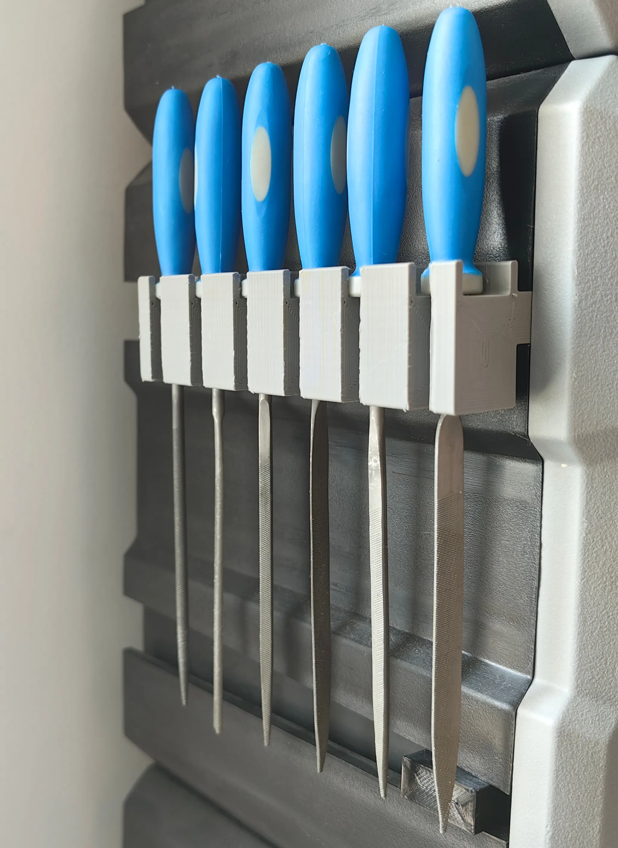 Source preview of the Werckmann Organizer Side Mount for Screwdrivers and Files 3D model by kulfix