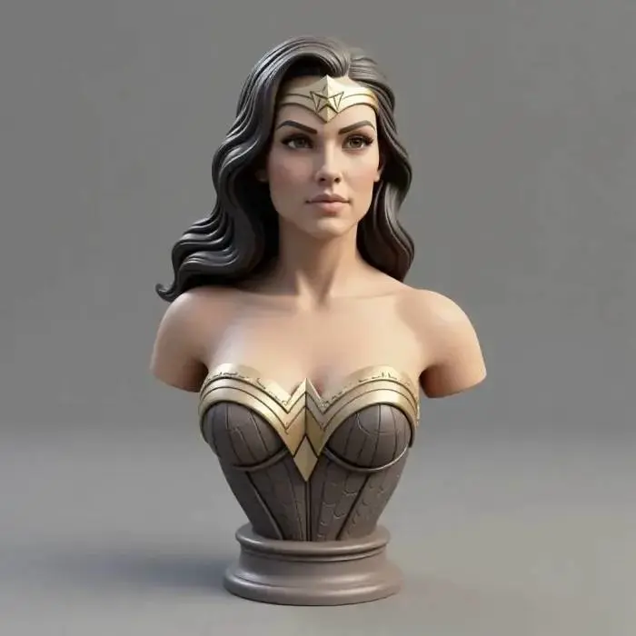 Source preview of the Wonder Woman 3D model by DrDrew
