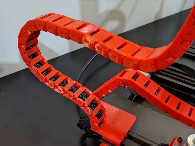 Source preview of the Z-axis and bed cable management 3D model by AndreLikeTheGiant