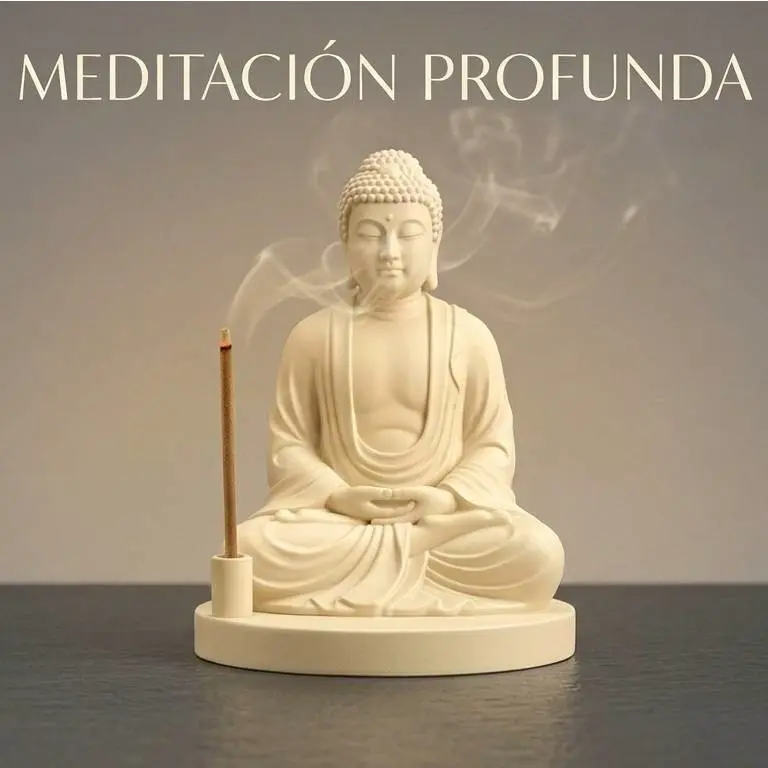 Bronvoorbeeld van het 3D-model Zen Buddha Incense Holder – 3D Printable Meditation Buddha door Gencraft