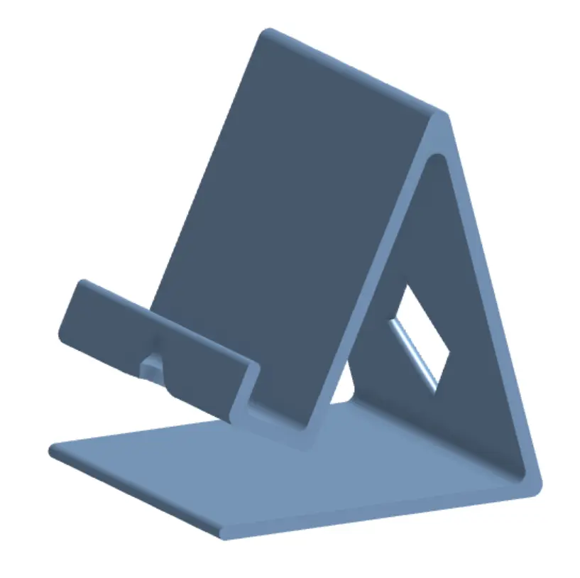 Bronvoorbeeld van het 3D-model Zero Support Phone Holder door Adam Wiuff